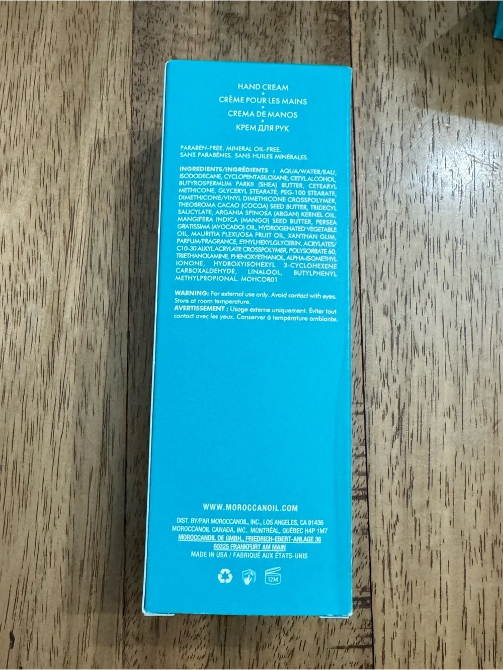 Moroccanoil Teal Cosmetic Set with Treatment Oil & Hand Cream